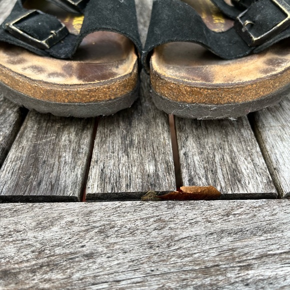 Black suede Arizona Birkenstock 40 - Picture 6 of 8